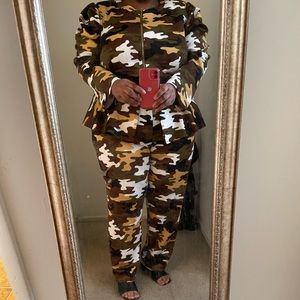 Ashley Stewart Camo Pants NWT